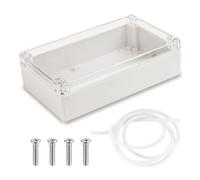 Boîte Étanche Rectangulaire 200 x 120 x 75 mm, Paquet de 1 Boite de Derivation, Boîtier en Plastique avec Couvercle Transparent, Boîtier de Projet Universel, Boîte de Jonction