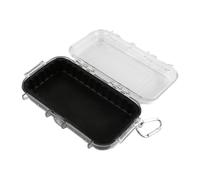 Boîte Étanche Scellée Polyvalente avec Boîte de Rangement Antichoc Compacte et Boîtier Hermétique en Caoutchouc TPE PC Fonctionnalité Absorption des C, Noir