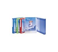 Boîte Exacompta classeur à Pression Dos 4cm Kreacover Transparent assorties
