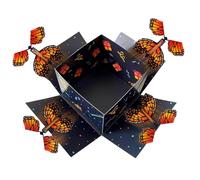 Boîte Explosive D'Anniversaire,Réaliste Et Décorative Festive Et Amusante - Boîte Papillon Volant pour Remise de Diplôme | pour Anniversaire Mariage Saint-Valentin Remise de Diplôme Nouvel An Fêtes