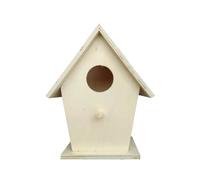 Boîte Extérieure pour Oiseaux, Nichoir en Bois de Peuplier, DIY | Jardin et Plein Air, Observer L’activité à L’intérieur, Attirer les Oiseaux, Forme Boîte