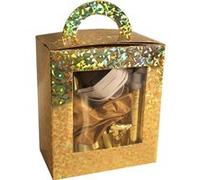 boîte fenêtre cotillons or 10 personnes - Coloris : Multicolore - 21400GO Or G