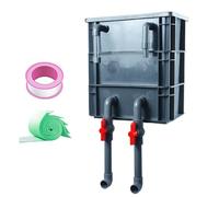 Boîte filtrante pour aquarium - Boîte de filtration multifonction pour aquarium - Module de traitement de l'eau à haute efficacité - Système de filtration chimique biologique et mécanique durable