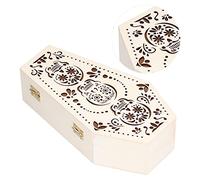 Boîte funéraire pour hamster, cercueil funéraire créatif pour animaux de compagnie de style gothique unique pour boîte de cercueil pour petits animaux de compagnie pour décoration de fête(#1)