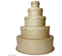 Boîte gigogne gâteau de cérémonie x 5 G