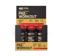 Optimum Nutrition | Boîte Gold Standard Pre-workout Energy Shot (12x60ml) | Shooters | Booster de concentration