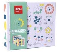 APLI – Jeu de gommettes APLI Kids 18361 – Animaux, éducatif et ludique dès 3 ans