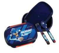 Boîte goûter Sonic avec Couverts - Haut de gamme
