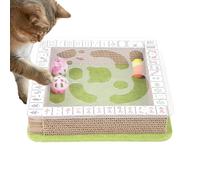 Boîte Griffoir Chat Forme Mahjong Interactive En Carton Ondulé | Jouet Distributeur Puzzle Pour , Animal, Alimentation, Loisirs, Divertissement, Intérieur, Maison, Chatterie