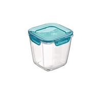 Bormioli Rocco Boîte alimentaire Frigoverre Evolution 389118-MA2 12×12×6,5 cm Couvercle bleu