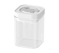 Boîte hermétique de 2300 ml avec couvercle à bouton de suivi de la date et séchage interne pour garde-manger et organiser les aliments en vrac (1100 ml)