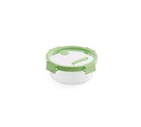 Lékué Récipient hermétique 100% verre 950 ml rond, Vert