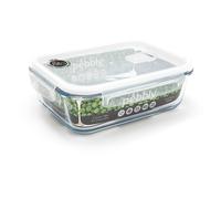 Boîte Hermétique Pebbly Rectangulaire En Verre 1.5l