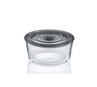 Kela Boîte hermétique ronde Aurélia 1,2 L en verre transparent