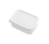 Boîte hermétique transparente pour aliments, boîte de rangement pour préparation des repas, matériau PP + PE (rectangulaire B)