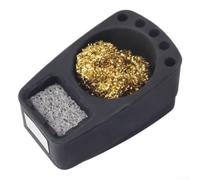 Boîte humide à souder en silicone pour pointes de fer à dessouder plus pour enlever l'étain, support de nettoyage de fil et éponge à billes avec soudure (A)