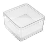 Boîte Insecte Transparente en Plastique, Petite Vitrine de Spécimen | Mini-étui Clair, Rangement Compact et Portable, Usage Maison ou Paillasse, Design Simple Élégant