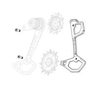 Sram Xx Sl/xxx T-type Eagle Axs Cage With Bolts Argenté