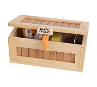 Boîte Inutile Tigre Boîte en Bois Sympa pour Rigoler Animaux Interactifs Jeux Electroniques pour Enfants Box Surprise Anniversaire Ne Touchez pas Jouets Bureau Décor