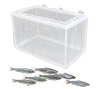 Boîte isolante pour élevage d'aquariums, pour éleveurs de poissons, boîte en maille pour incubateurs de poissons | Élevage d'alevins de poisson avec ventouses, filet de