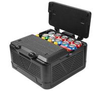 Boîte isotherme pliable en polypropylène expansé - 26 l - Pour nourriture - Multifonction - Grande boîte isotherme pour camping et pique-nique - 43 x 43 x 25 cm