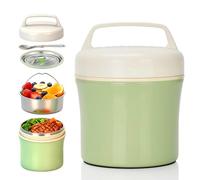 Boite Isotherme Repas Chaud, ADDLIVE Boite Alimentaire Isotherme, Gamelle Isotherme 1200ML, Acier Inoxydable Contenants Alimentaires Isothermes avec Cuillère Pliante, Gamelle Isotherme pour Repa Chaud