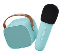 Boîte karaoké enceinte et micro bleu TU