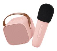 Boîte karaoké enceinte et micro rose TU