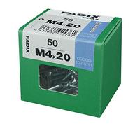 Boîte L 50 vis métrique CP M 4 x 20 mm FADIX