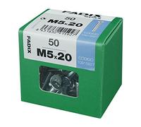 Boîte L 50 vis métrique CP M 5 x 20 mm FADIX