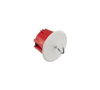 Debflex Boîte d'encastrement pour luminaire D67/P50 718914 avec crochet cloison sèche rouge