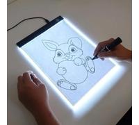 Boîte Lumineuse À LED A2/a3/a4/a5, Planche À Tracer avec Luminosité Réglable sur 3 Niveaux, Planche À Tracer Dimmable Parfaite pour Le Dessin Et Le Calque A2