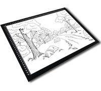 Boîte Lumineuse De Traçage Portable Ultra-Mince, Boîte à Lumière LED Portable Traceur De Luminosité Dimmable Mince Artecraft Traceur De Tampon Lumineux pour 5d Peinture Au Diama, A4