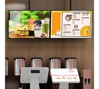 Boîte lumineuse LED avec panneau d'affichage lumineux à cadre encliquetable pour usage commercial