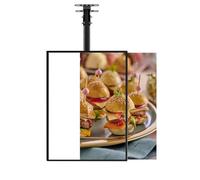 Boîte lumineuse LED, cadre publicitaire mural ultra slim, panneau d'affichage de panneau de restauration pour les magasins, panneau de menu rétro-éclairé pour restaurants, magasins, cafés, panneau