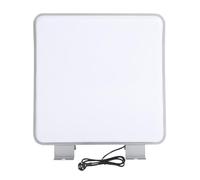 Boîte lumineuse LED double face Carré 60cm Panneau Publicité Logo Enseigne lumineuse Personnalisable Publicitaire étanche Pour restaurants, cafés, magasins