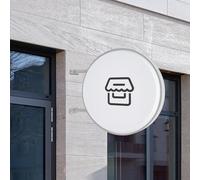 Boîte lumineuse LED double face - Étanche - Pour magasins, supermarchés, salons de beauté, studio