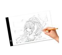 Boîte lumineuse LED en acrylique ultra-mince, design portable, profil fin et léger, dos antidérapant, éclairage LED réglable, technologie de