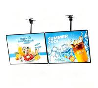 Boîte Lumineuse LED Pour Menu, Panneau D'affichage LED Pour Café De Restaurant, Tableau De Menu Rétroéclairé Avec Cadre À Clip Mince 3D, Panneau D'affichage Mural(50cmx80cm)