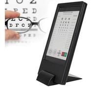 Boîte lumineuse LED pour tableau des yeux, tableau de test oculaire avec affichage visuel double face, 5 types de graphiques d'acuité visuelle pour dépistage de la vision en magasin optique d'hôpital