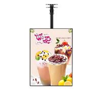 Boîte lumineuse LED ultra-fine pour publicité, affichage d'affiche et tableau de menu, idéal pour les restaurants, les cafés et les panneaux d'affichage suspendus