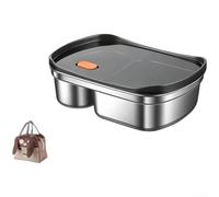 Boîte Lunch Acier 316 1000ml Étanche Compartiments(A)