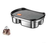 Boîte Lunch Acier 316 1000ml Étanche Compartiments(B)