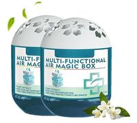 Boîte magique de dépoussiérage de purification d'air intérieur, boîte magique d'air multifonctionnelle, extrait de plante pour le dépoussiérage et la fraîcheur dans n'importe quelle pièce (2 PCS)