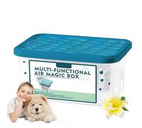Boîte magique de dépoussiérage de purification d'air intérieur - Indoor Air Purification Dust Removal Magic Box - Formule Végétale, Fraîcheur Longue Durée, Pour Maison Bureau Toilettes (1, 350ml)