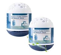 Boîte magique de dépoussiérage de purification d'air intérieur,Parfum de nettoyant Air Magic Box,Désodorisant longue durée,pour la chambre à coucher,les enfants,les animaux domestiques et les placards