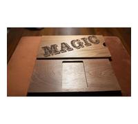 Boîte magique de luxe à tiroir (édition noyer) - Carte élégante Vanish & Reappearance Close-Up Magic Trick en bois Magicien Professional