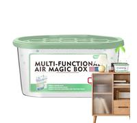 Boîte magique multifonctionnelle - déshumidification de l'air, dépoussiérage et élimination des odeurs avec charbon actif, déshydratant en circulation, compacte, pratique, idéale pour la mais