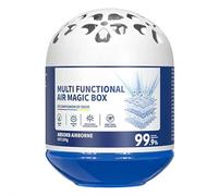 Boîte magique pour purification de l'air intérieur, boîte magique multifonction améliorée 2026, filtre à air d'aspiration automatique à l'extrait de plantes, sans électricité ni bruit pour la maison