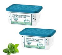 Boîte magique pour purification de l'air intérieur, contrôle de la poussière, absorption des odeurs, boîte magique multifonction pour enlever la poussière, aspiration automatique de la poussière